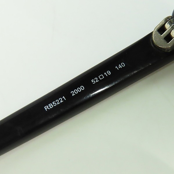 実際に弊社で買取させて頂いたRayBan/レイバン サングラス RB5221/2000の画像 6枚目