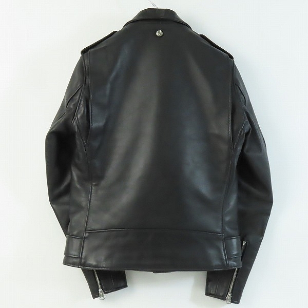 実際に弊社で買取させて頂いたSchott/ショット TALL ONE STAR RIDERS JACKET 1スター ワンスター ダブルライダースジャケット 牛革  7164/613US 36 の画像 1枚目