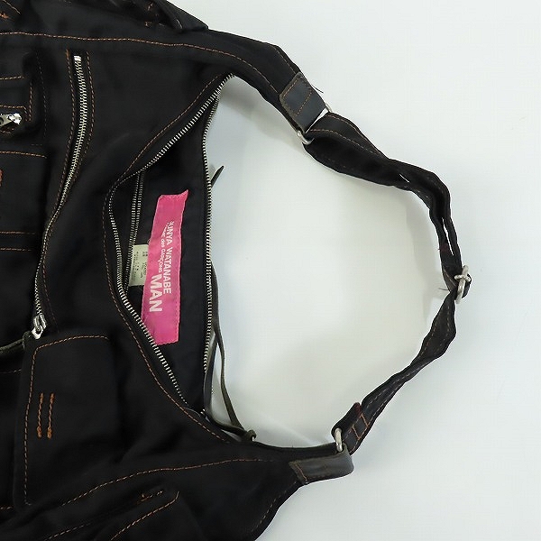 実際に弊社で買取させて頂いたJUNYA WATANABE MAN COMME des GARCONS/ジュンヤワタナベコムデギャルソン ワンショルダーバッグ UO-K202の画像 5枚目