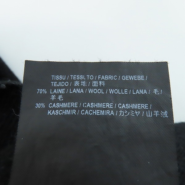 実際に弊社で買取させて頂いた【JPタグ】SAINT LAURENT PARIS/サンローラン 16AWダメージ加工カシミヤ混ウール ニット 386336 Y1QP1/XLの画像 4枚目