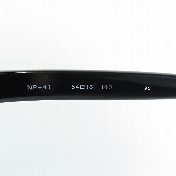 実際に弊社で買取させて頂いた999.9/フォーナインズ フルリム 度入り メガネフレーム/アイウェア NP-41の画像 6枚目