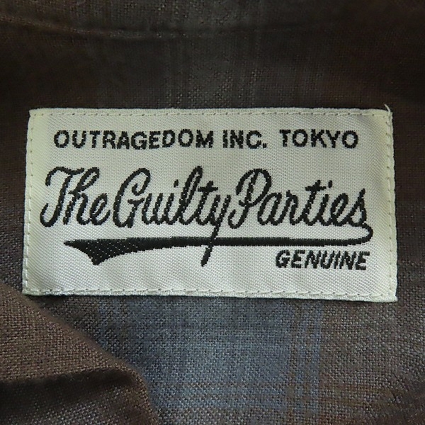 実際に弊社で買取させて頂いたWACKO MARIA/ワコマリア 23SS/OMBRE CHECK OPEN COLLAR SHIRT SS/レーヨン半袖シャツ/Lの画像 2枚目