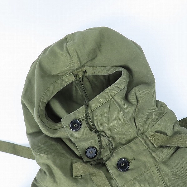 実際に弊社で買取させて頂いたBUZZ RICKSON'S/バズリクソンズ コットン ツイル ガスパーカー BR15064/XXLの画像 5枚目