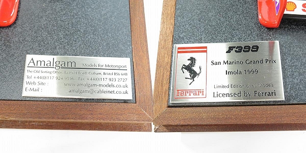 実際に弊社で買取させて頂いた★【証明書付き/世界限定60個】amalgam/アマルガム社製 Ferrari/フェラーリ 1/8 スケール F399/1999年サンマリノグランプリ の画像 5枚目
