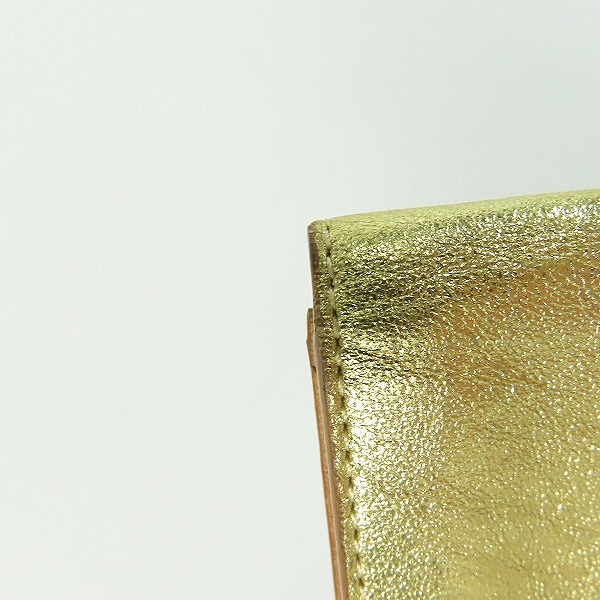 実際に弊社で買取させて頂いたmastermind JAPAN/マスターマインドジャパン カードケース 名刺入れ ゴールドの画像 6枚目