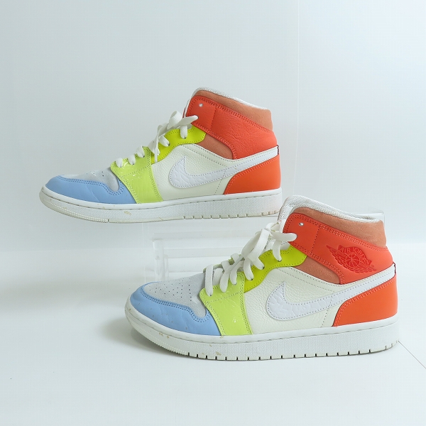 実際に弊社で買取させて頂いたNIKE/ナイキ WMNS AIR JORDAN1 MID TO MY FIRST COACH エアジョーダン1 ミッド マイ ファースト コーチ DJ6908-100 28.0の画像 3枚目