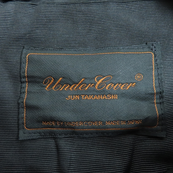 実際に弊社で買取させて頂いたUNDERCOVER/アンダーカバー JUN TAKAHASHI トートバッグ ハンドバッグ ベロア 魔女 総柄の画像 4枚目