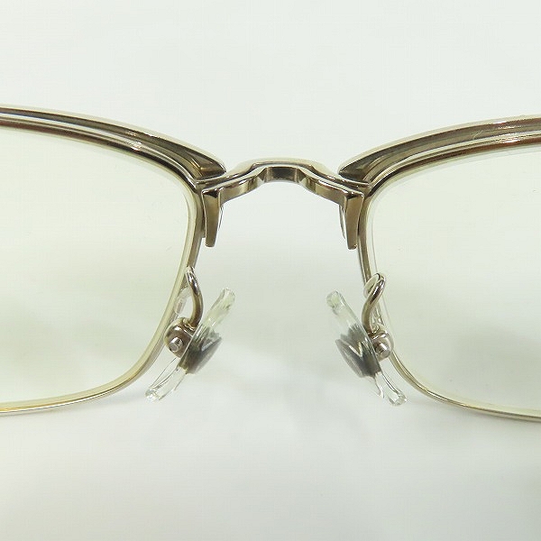 実際に弊社で買取させて頂いた999.9/フォーナインズ TITANIUM チタニウム メガネフレーム S-161Tの画像 4枚目