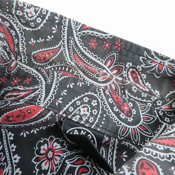 実際に弊社で買取させて頂いたAND SUNS/アンドサンズ  ペイズリー柄 長袖シャツ/Ⅹの画像 5枚目