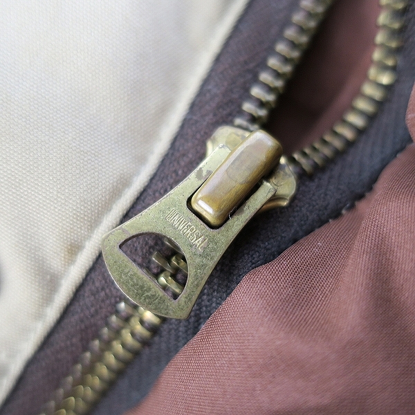 実際に弊社で買取させて頂いたSUGAR CANE/シュガーケーン 部分レザーヨークダウンベスト/SC10910/Mの画像 7枚目