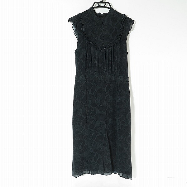 実際に弊社で買取させて頂いたHYSTERICS/ヒステリックス ヒステリックグラマー SNAKE/スネーク 総柄 キャップスリーブワンピース 05173AO01 FREE