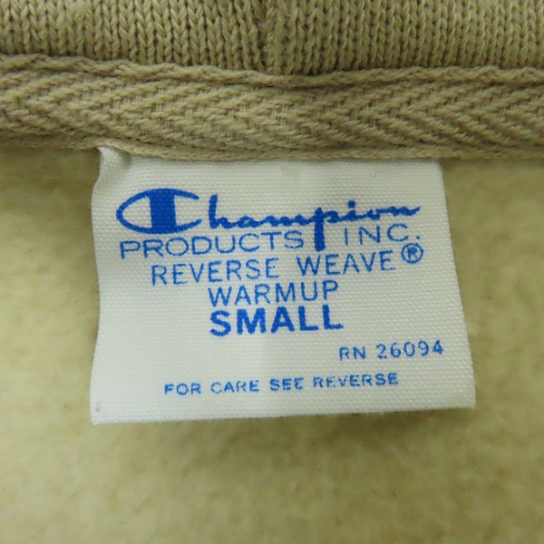 実際に弊社で買取させて頂いたChampion/チャンピオン SHIPS/シップス REVERSE WEAVE スナップボタン ジップアップパーカー C8-S123 Sの画像 3枚目