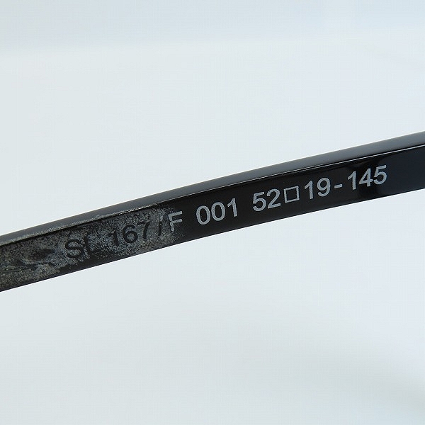 実際に弊社で買取させて頂いたSAINT LAURENT/サンローラン メガネ/眼鏡フレーム/アイウェア SL167/Fの画像 7枚目