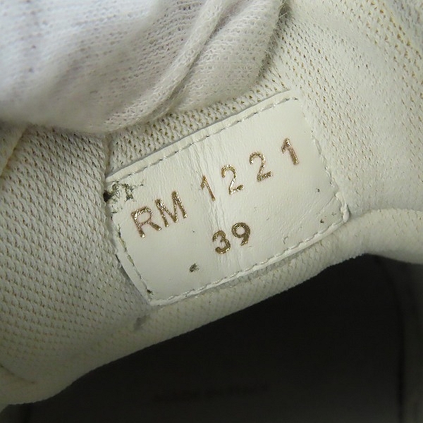 実際に弊社で買取させて頂いたCELINE/セリーヌ ローカット レザースニーカー RM1221/39の画像 5枚目