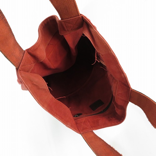 実際に弊社で買取させて頂いたDOLCE&GABBANA/ドルチェ&ガッバーナ ウォッシュ加工 キャンバス トートバッグの画像 4枚目