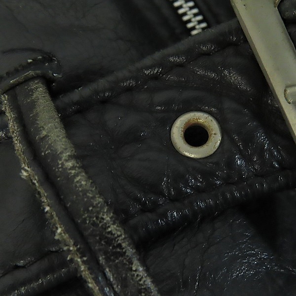 実際に弊社で買取させて頂いたPERFECTO by Schott/パーフェクト バイ ショット ダブルライダースジャケット/40の画像 6枚目