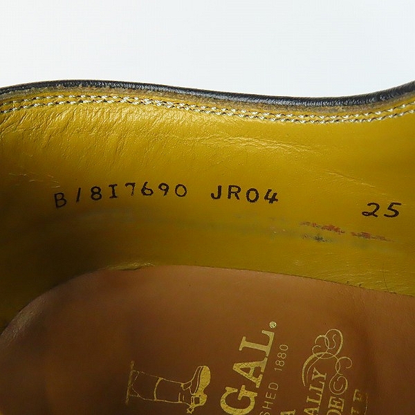 実際に弊社で買取させて頂いたREGAL/リーガル ウィングチップ ビジネスシューズ JR04/25の画像 5枚目