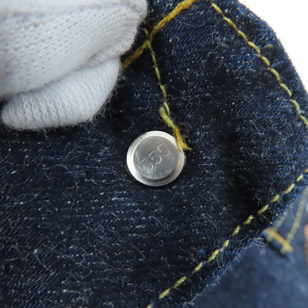 実際に弊社で買取させて頂いたLEVI'S/リーバイス 501XX 復刻 バレンシア工場製 ビッグE ボタン裏555 デニムパンツ/W29L36の画像 8枚目