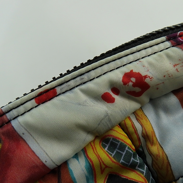 実際に弊社で買取させて頂いたPORTER×DIESEL×横尾忠則/ポーター×ディーゼル×Tadanori Yokoo 30周年限定 2WAY ウエストポーチ ショルダーバッグの画像 6枚目