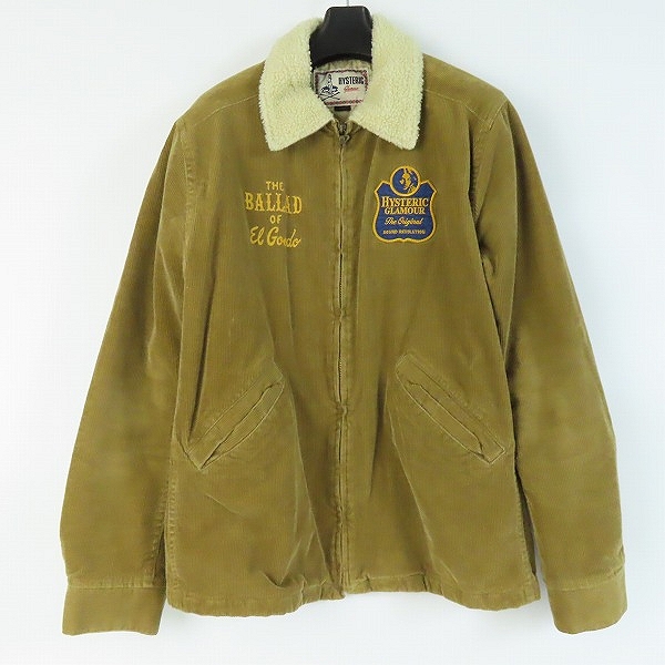 実際に弊社で買取させて頂いたHYSTERIC GLAMOUR/ヒステリックグラマー コーデュロイ ボアジャケット 0224AB06/L
