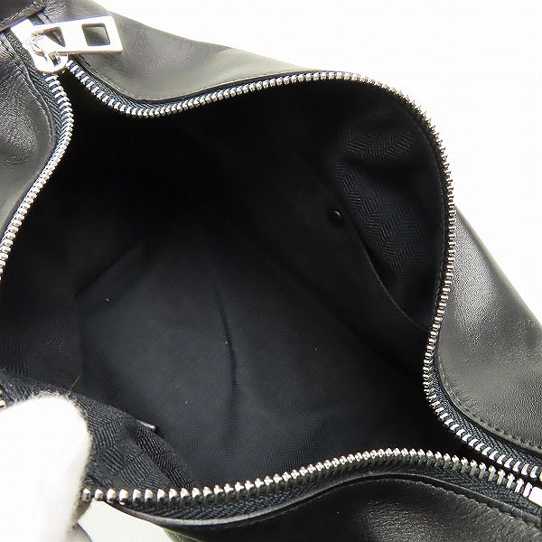 実際に弊社で買取させて頂いたLOEWE/ロエベ アナグラム オールレザー ハンドバッグ キュービー型の画像 4枚目