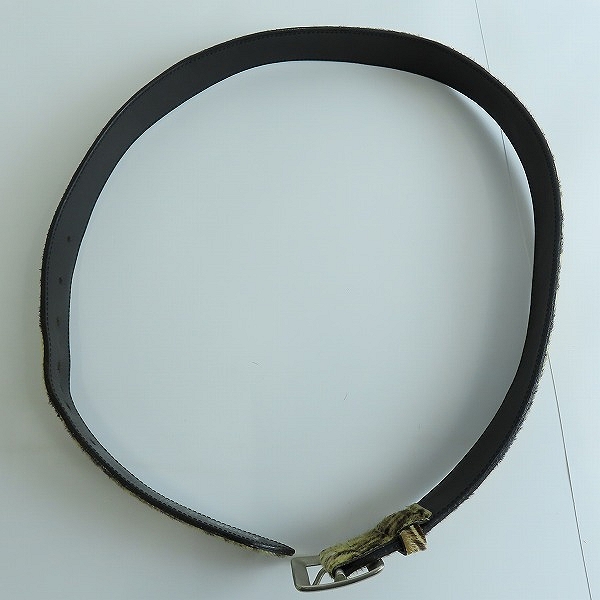 実際に弊社で買取させて頂いたNEIGHBORHOOD/ネイバーフッド ハラコ レザーベルトの画像 8枚目