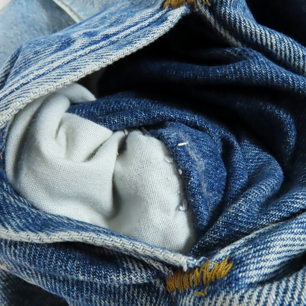 実際に弊社で買取させて頂いたLEVI'S×ROLLING STONES/リーバイス×ローリングストーンズ 90s USA製 UOODOO LOUNGE デニムジャケット 70506-0216 /42の画像 9枚目
