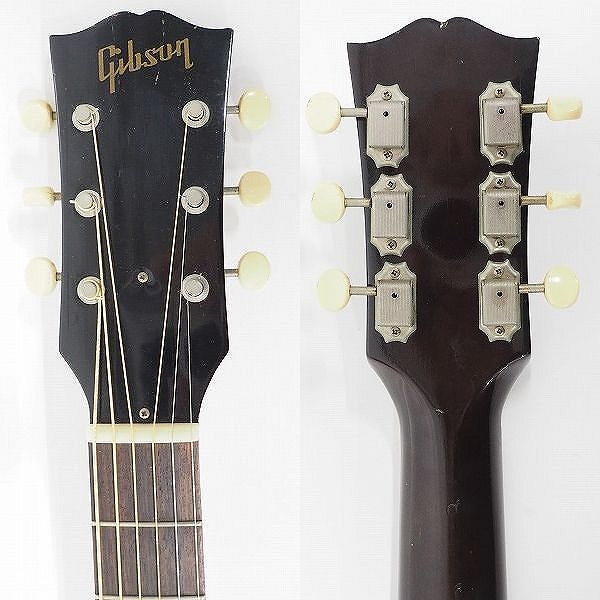 実際に弊社で買取させて頂いた★【難有り】Gibson/ギブソン 1963 J-45 VS アコースティックギター/アコギ 2000年製 ハードケース付の画像 2枚目