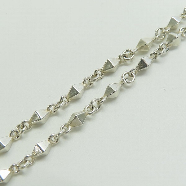 実際に弊社で買取させて頂いたJustin Davis/ジャスティンデイビス Curio Chain キュリオ チェーンネックレス SNJ213/50cmの画像 4枚目