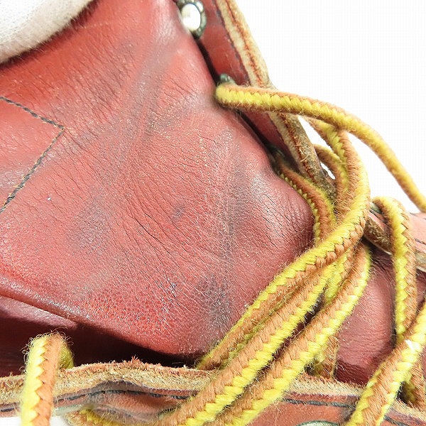 実際に弊社で買取させて頂いたRED WING/レッドウィング 旧羽タグ アイリッシュセッター モックトゥ ワークブーツの画像 6枚目