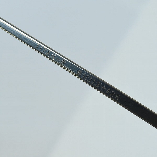 実際に弊社で買取させて頂いたFLAT HEAD/フラットヘッド チタンフレーム サングラス/アイウェアの画像 7枚目