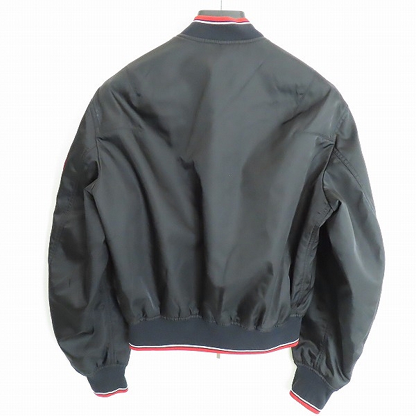 実際に弊社で買取させて頂いたDIOR HOMME/ディオール オム 18SS roses patches jacket/ローズ刺繍ナイロンボンバージャケット 733C454M3962/48の画像 1枚目