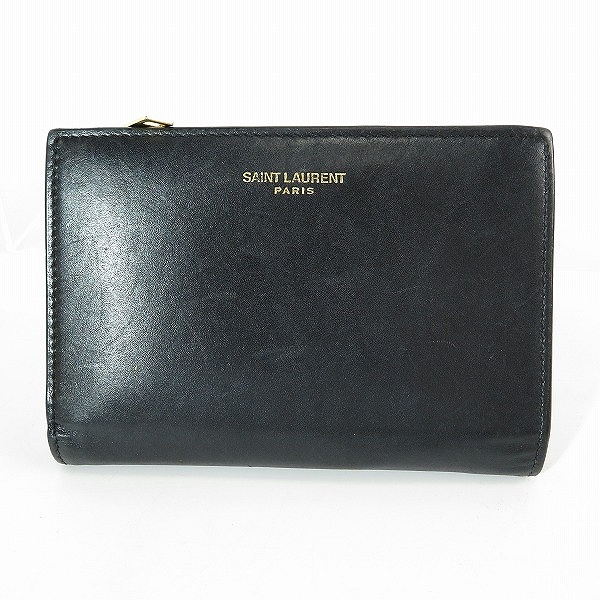 実際に弊社で買取させて頂いたSAINT LAURENT PARIS/サン ローラン パリ 二つ折り財布 ウォレット 
