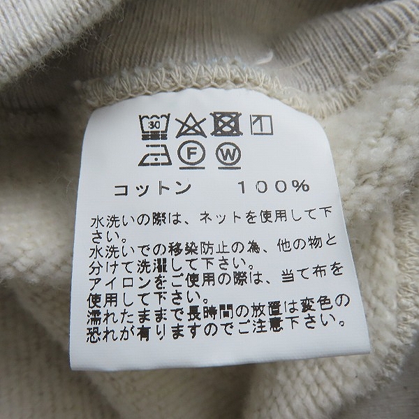 実際に弊社で買取させて頂いた【未使用】BUZZ RICKSON'S/バズリクソンズ  SET-IN SWEAT PARKA スウェットパーカー BR68914 /Lの画像 2枚目