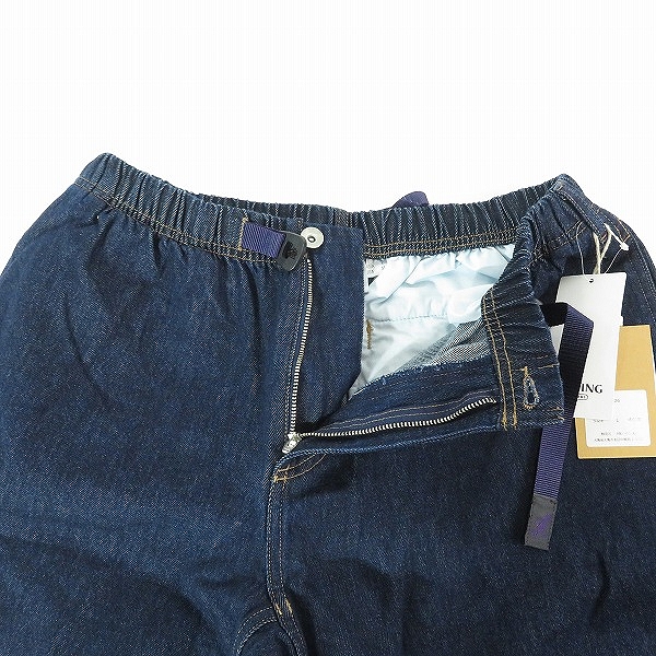 実際に弊社で買取させて頂いた【未使用】GRAMICCI/グラミチ B:MING by BEAMS別注 デニム ショートパンツ GMP-22S2226/Lの画像 6枚目