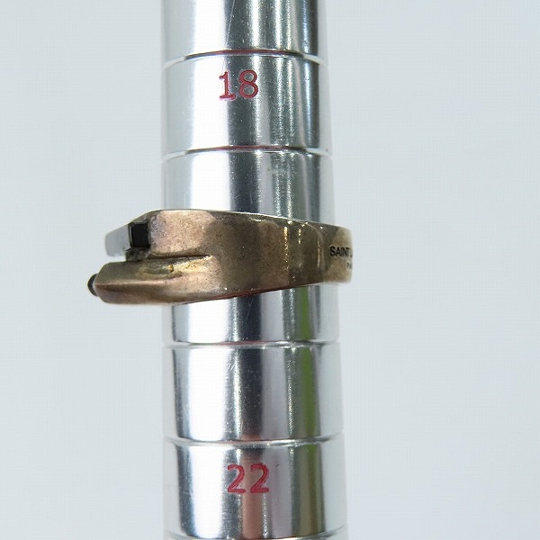 実際に弊社で買取させて頂いたSAINT LAURENT/サンローラン 捻りデザイン リング 20号の画像 6枚目