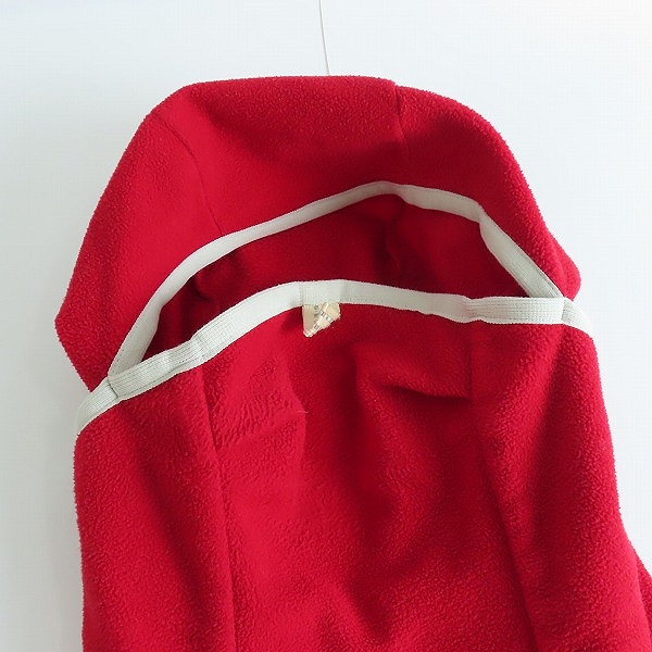 実際に弊社で買取させて頂いたCCP/シーシーピー 初代フリースフルフェイスパーカー レッド LT-AA16/Mの画像 5枚目