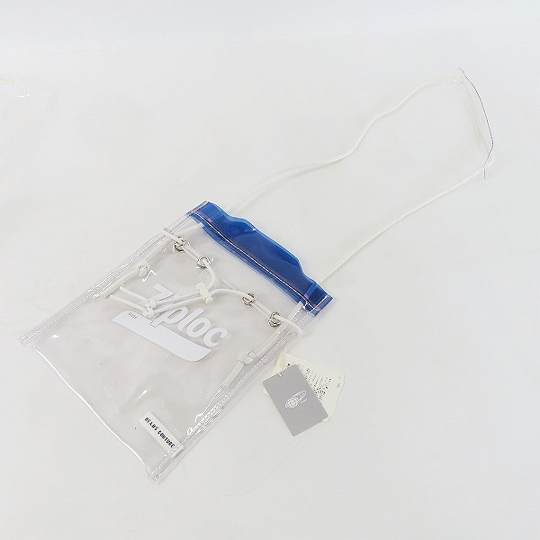 実際に弊社で買取させて頂いた【未使用】BEAMS/ビームス ジップロック 巾着 ショルダーバッグの画像 3枚目