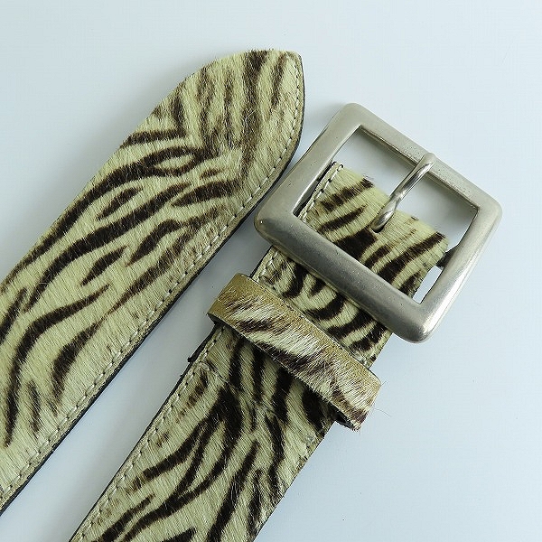 実際に弊社で買取させて頂いたNEIGHBORHOOD/ネイバーフッド ハラコ レザーベルトの画像 1枚目