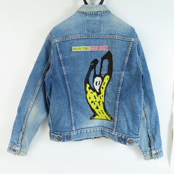 実際に弊社で買取させて頂いたLEVI'S×ROLLING STONES/リーバイス×ローリングストーンズ 90s USA製 UOODOO LOUNGE デニムジャケット 70506-0216 /42