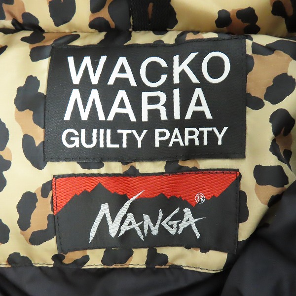 実際に弊社で買取させて頂いたwackomaria × NANGA/ワコマリア × ナンガ レオパード ダウンジャケット /Mの画像 3枚目