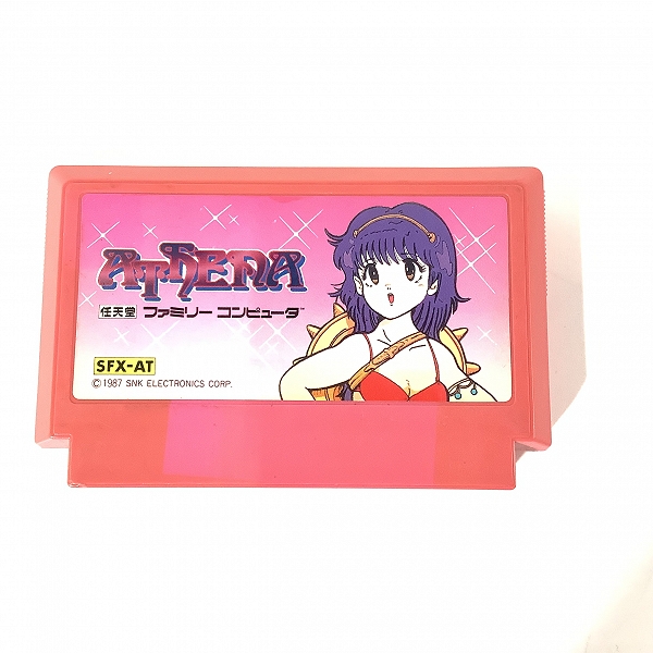 実際に弊社で買取させて頂いたファミリーコンピュータ/ファミコン/FC ソフト ATHENA/アテナ【動作未確認】