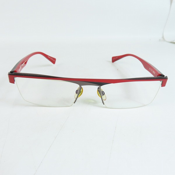 実際に弊社で買取させて頂いたalain mikli/アランミクリ メタルブロー メガネフレーム/アイウェア AL1119-MOODの画像 1枚目