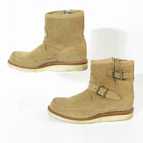 実際に弊社で買取させて頂いたCHIPPEWA/チペワ ショート モック エンジニア ブーツ 97875/8Eの画像 3枚目