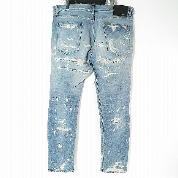 実際に弊社で買取させて頂いたCRIMIE/クライミー BORN FREE SUPER CLASH DENIM JEANS ダメージ加工 デニムパンツ/インディゴ/CR1-02A1-PL05 /30の画像 1枚目
