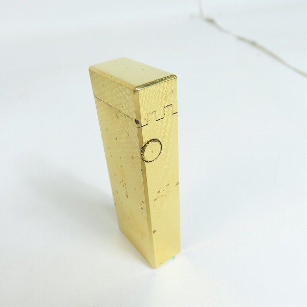 実際に弊社で買取させて頂いたdunhill/ダンヒル サイドローラー ガスライター ゴールドカラーの画像 4枚目