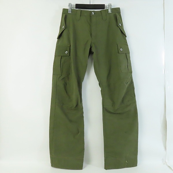実際に弊社で買取させて頂いたBACKLASH/バックラッシュ ミリタリーテント カーキ カーゴパンツ 1047-01 