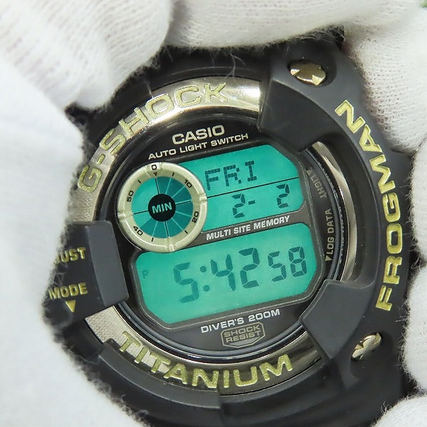 実際に弊社で買取させて頂いたG-SHOCK/Gショック FROGMAN/フロッグマン DW-9900の画像 4枚目