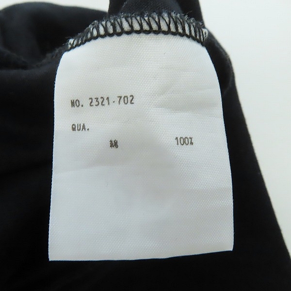 実際に弊社で買取させて頂いたLAD MUSICIAN/ラッドミュージシャン 天竺Tシャツ 2321-702 ブラック/44の画像 3枚目
