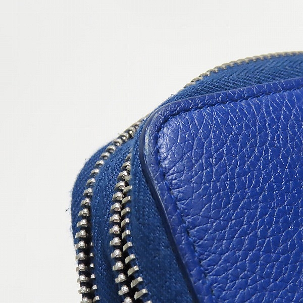 実際に弊社で買取させて頂いたDior Homme/ディオールオム 2ラウンドジップ ウォレット/財布の画像 9枚目